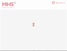 Tablet Screenshot of mhsnet.de